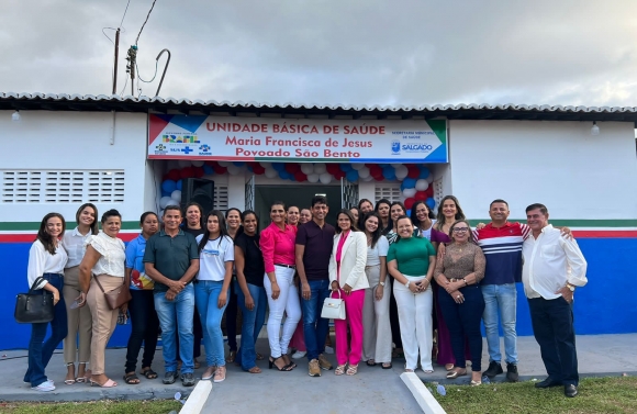 UBS reinaugurada em povoado de Salgado contou com emendas parlamentares de Ibrain de Valmir