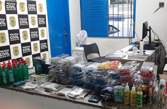 Polícia Civil prende quatro suspeitos de furto em loja de departamentos em Nossa Senhora da Glória