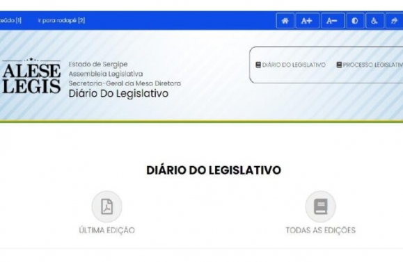 ALESE LEGIS: Portal facilita consultas à Legislação, ao Diário Oficial e ao Processo Legislativo