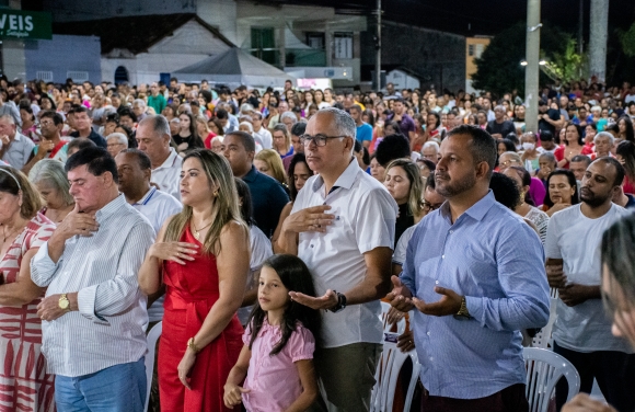 Vereadores de Salgado participam das celebrações do Padroeiro da Cidade