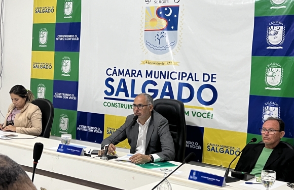 Legislativo de Salgado aprova iniciativas para a qualidade de vida e desenvolvimento local