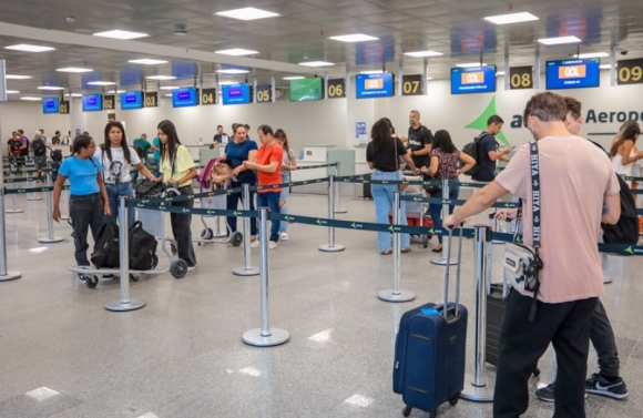 Fluxo de passageiros no Aeroporto de Aracaju bate recorde em 2024